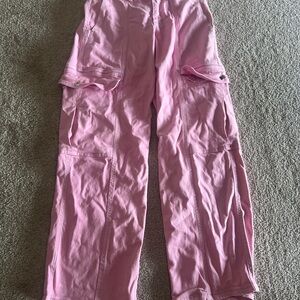 BDG pink cargo pants from Urban Outfitters